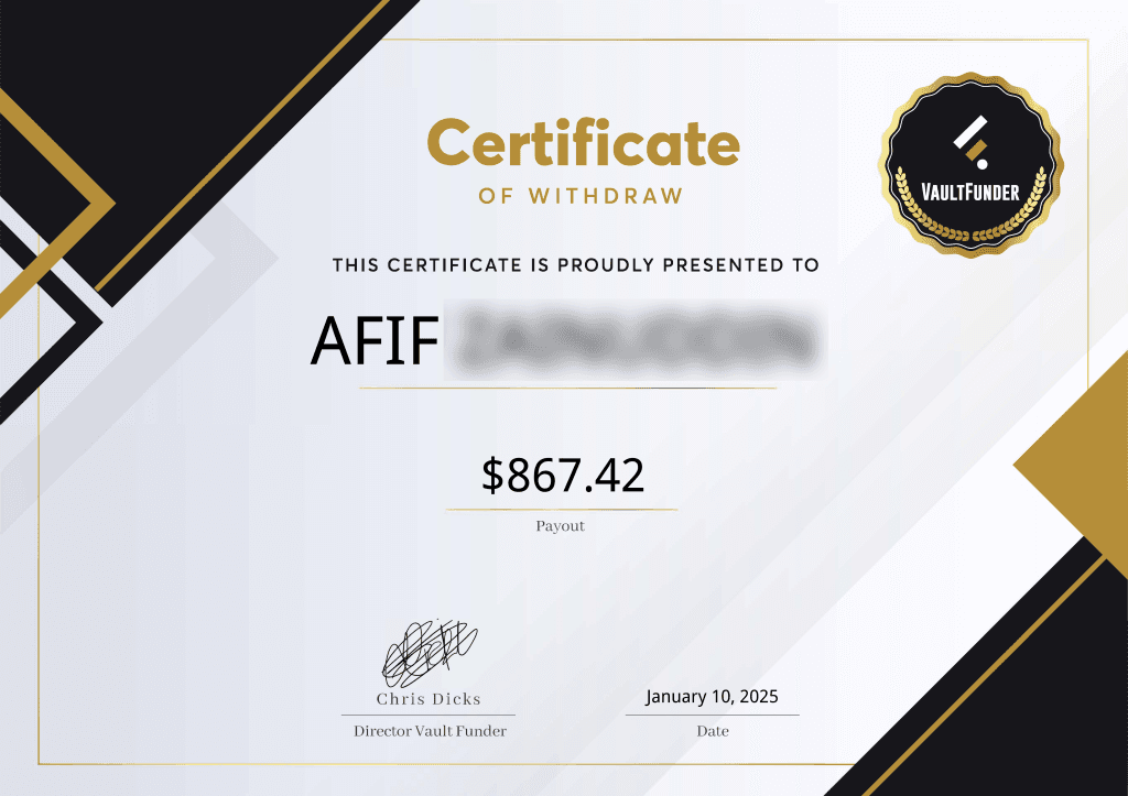 Payout certificate — Indonesia